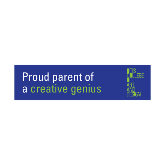 'Proud Parent of a Creative Genius' Bumper Sticker