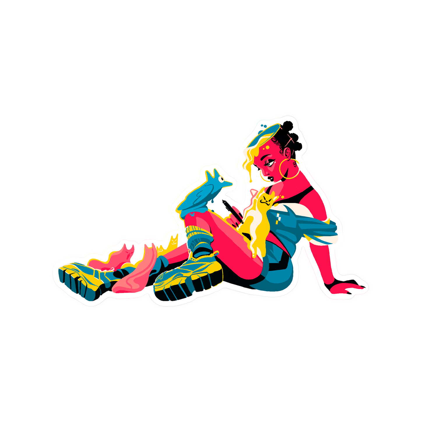 'Dolores' Sticker (Designed by Genesis Otero, ’24)