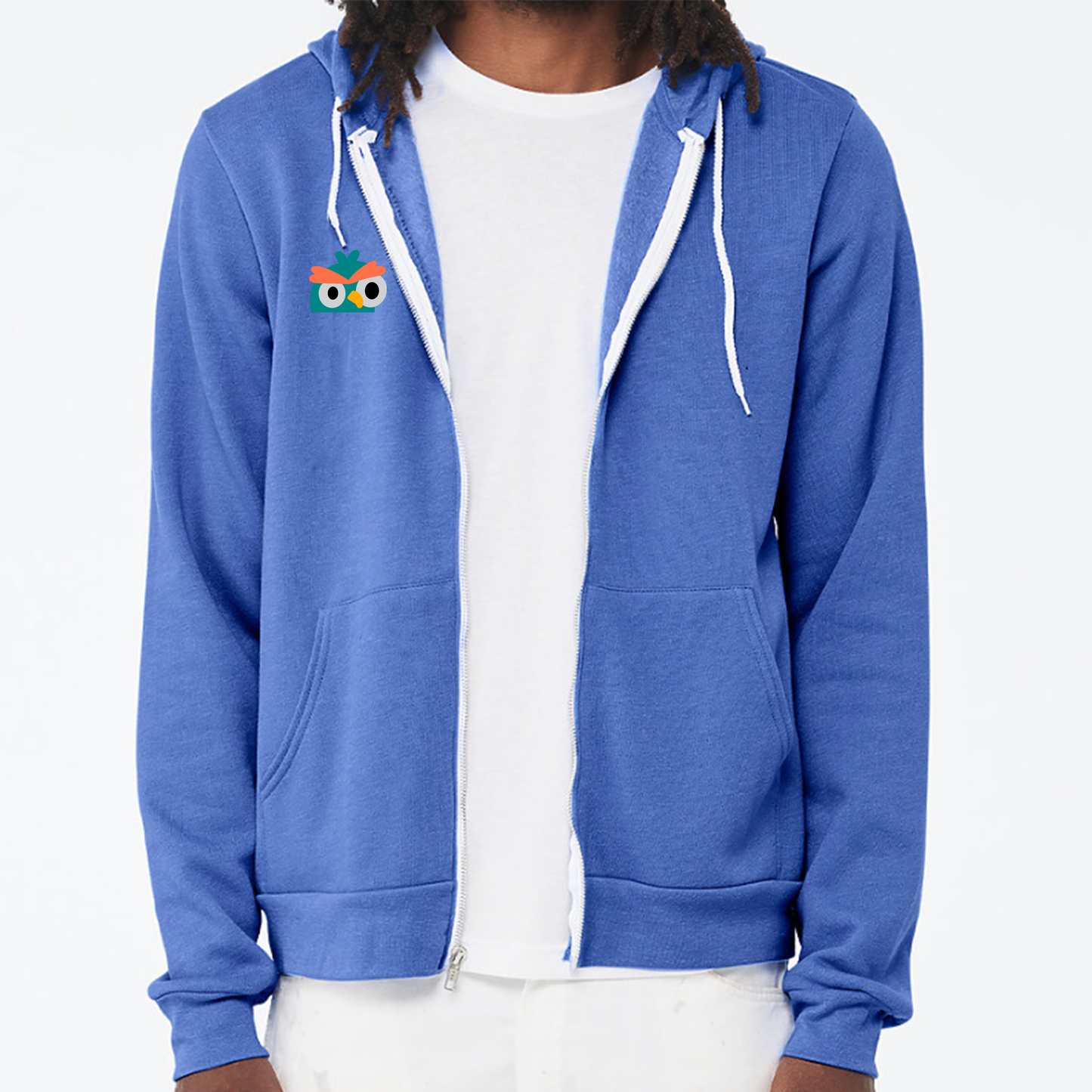 Owlbert Full-Zip Hoodie (Designed by Laura Salazar, '23)