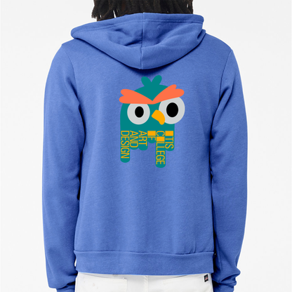 Owlbert Full-Zip Hoodie (Designed by Laura Salazar, '23)